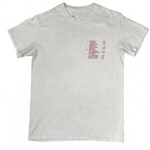 Official Daniel Ceasar Merch Case Study 01 North American Tour White Tee Sz S